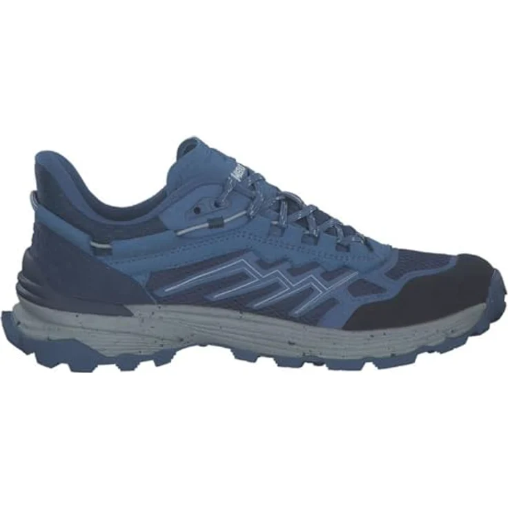 Meindl Damen Wanderschuh Jamaica Lady GTX, schnürbar, Größe 38.5 (UK 5.5), Blau aus Synthetik und Textil, Gummi-Laufsohle – Bild 3