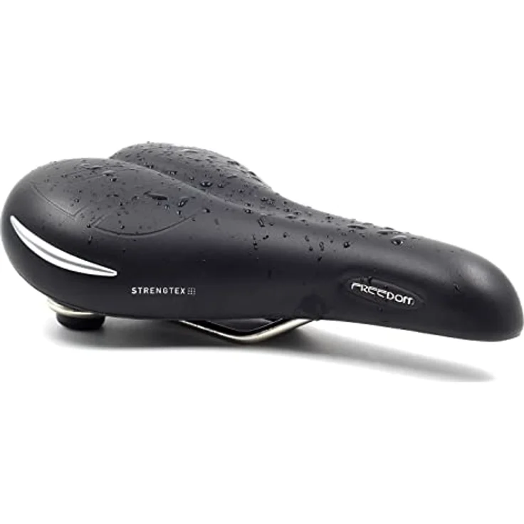 Selle Royal Freedom Premium Range, Velosattel mit Royalgel-Technologie, 100% wasserdicht, elastomere Dämpfer, Druckentlastung für Prostata und Schambein, Strengtex-Oberfläche – Bild 3