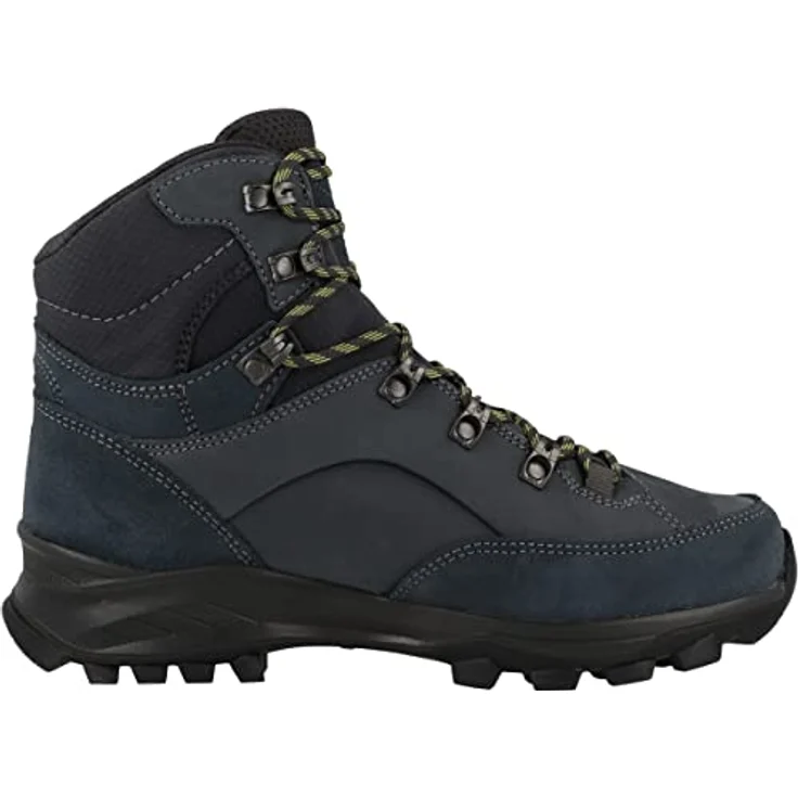Hanwag Banks GTX Herren Wanderschuhe, Nubukleder, GORE-TEX, Vibram® Sohle, Steel/Sulphur, Größe 42.5 – Bild 3