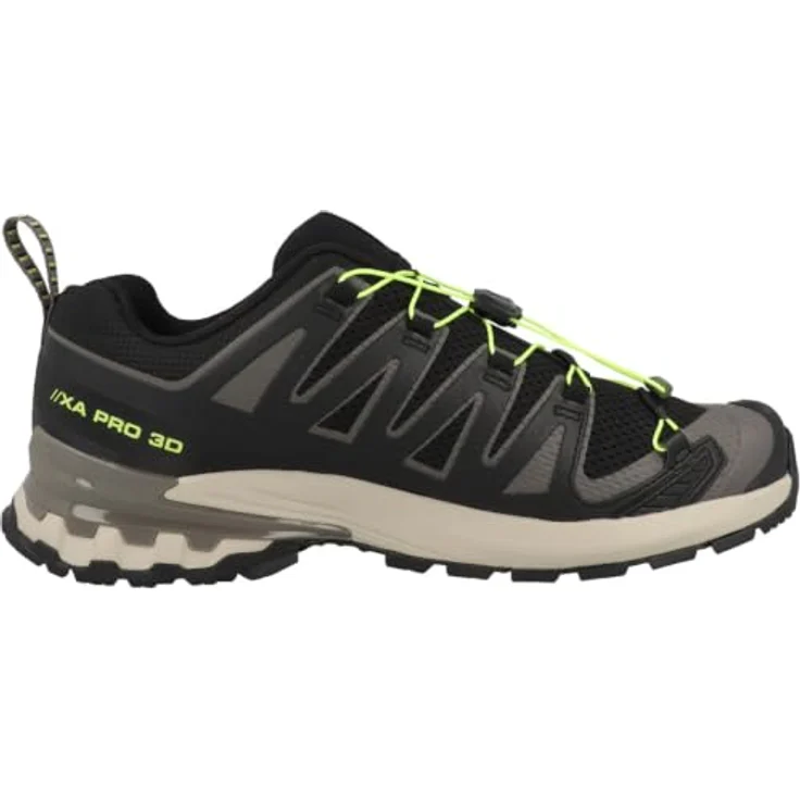 Salomon XA PRO 3D V9, Herren Laufschuhe mit atmungsaktivem Obermaterial und Schnellschnürsystem, schwarz – Bild 3