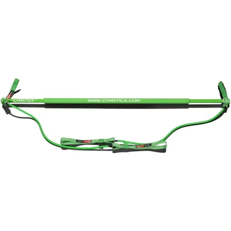 Gymstick™ Leicht, Pilates-Band zur Verbesserung von Herz-Kreislauf-Funktionen, Grün, inkl. DVD und Übungsanleitung – Bild 2