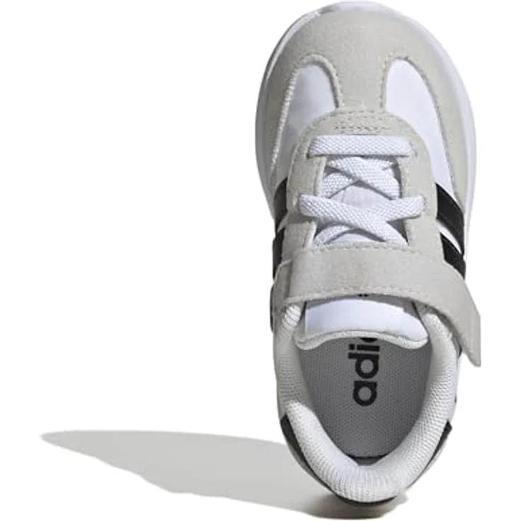 adidas Run 70s 2.0, Laufschuhe für Kinder mit Cloudfoam Dämpfung, Cloud White/Core Black/Grey One, EU 28.5 – Bild 2