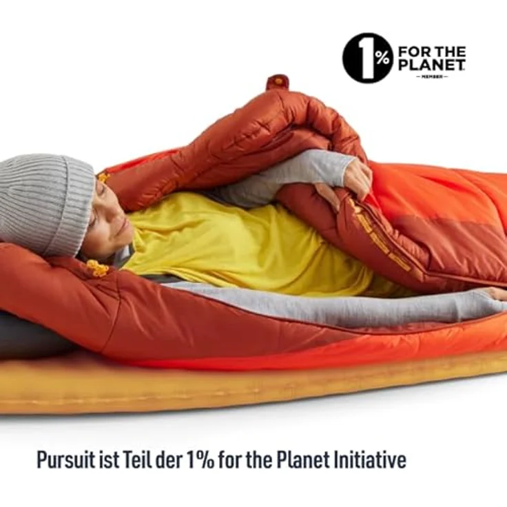 Sea To Summit Pursuit Plus Self Inflating Mat, bequeme Thermoluft-Isomatte, 1,04 kg, Zinnia Orange – Bild 4