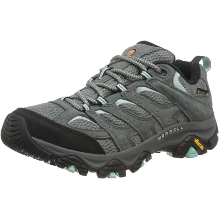 Merrell Moab 3 GTX, Damen Wanderschuhe mit GORE-TEX und Vibram-Sohle, blau, Größe 37