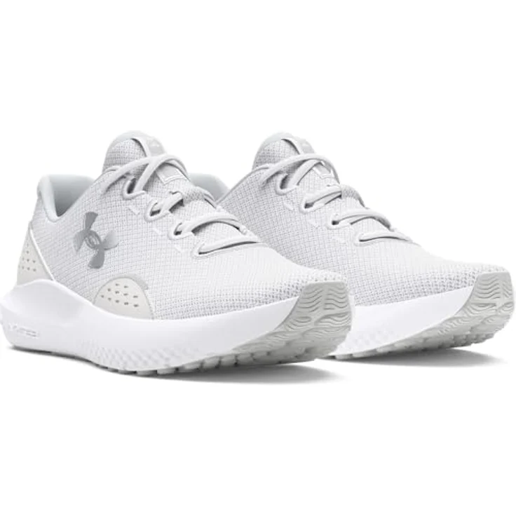 Under Armour Ua W Charged Surge 4, Damen Laufschuhe, atmungsaktiv, Dämpfung, weiß, 44 EU – Bild 1