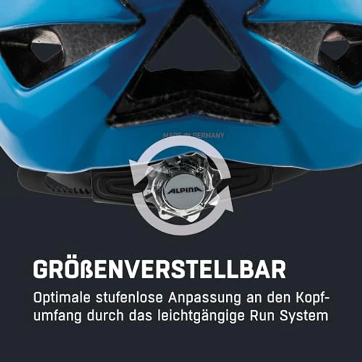 Alpina Fahrradhelm PANOMA 2. 0 52-57 cm, true bvlue pink – Bild 6