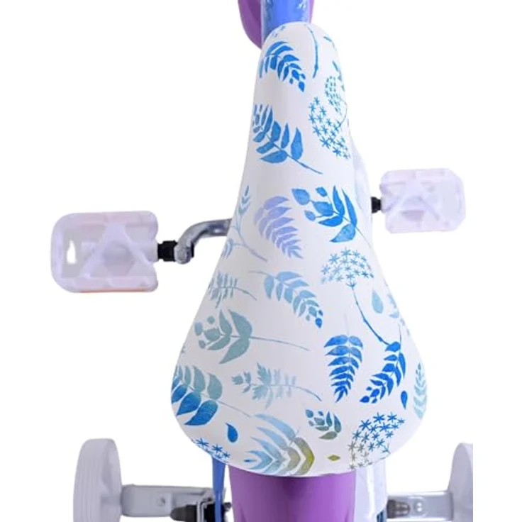 Disney Frozen Kinderfahrrad 2 Mädchen 14/16 Zoll Blau/Lila Rücktrittbremse bis 60 kg 85% zusammengebaut 3,5-6 Jahre – Bild 9