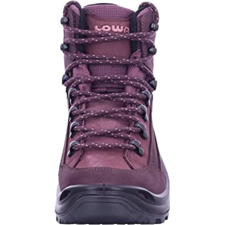 LOWA Damen Wanderschuhe Renegade GTX Mid, wasserdicht und atmungsaktiv, Prune/Mauve, Größe 41 – Bild 2