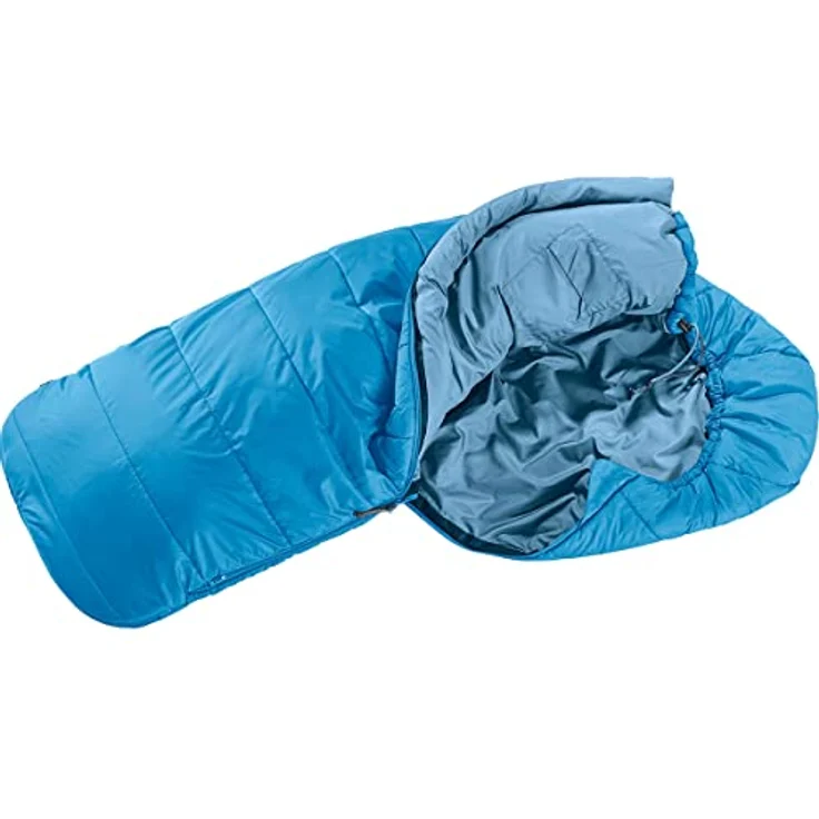 Deuter Kinder-Schlafsack, ergonomisch geschnitten, Erweiterbar für Körpergrößen 130-170 cm, raschelarmer Innenfutter – Bild 2