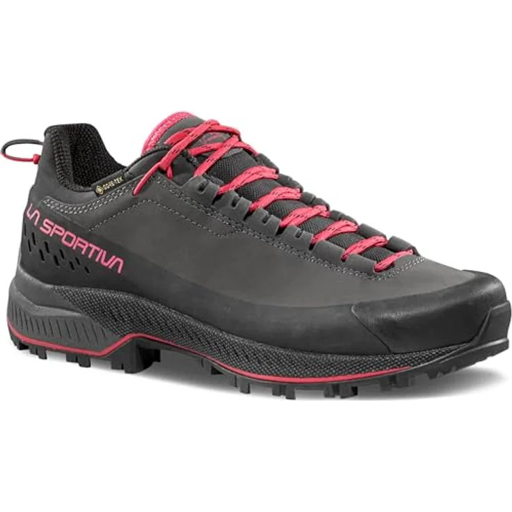 La Sportiva TX5 Evo Woman GTX, robuster Damen-Bergschuh für Geröll und Klettersteige, Größe 6.5 UK / 40, Farbe G00P19-Carbon/Azalea – Bild 2