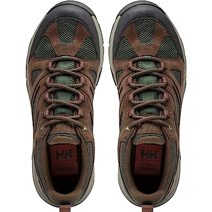 Helly Hansen Switchback Low 2 Ht, Herren Wanderschuhe mit HELLY TECH Wasserschutz, Wetterbeständig, Grün-Braun, Größe 40.5 – Bild 4