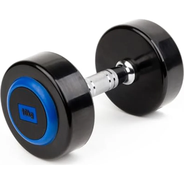 Sport-Thieme Kompakthantel PU, 10 kg mit gerändeltem Handgriff für optimalen Grip – Bild 2