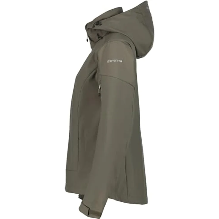 Icepeak Bathgate Granit, Softshellskijacke mit A.W.S Active-Technologie, wind- und wasserdicht, schwarz – Bild 3