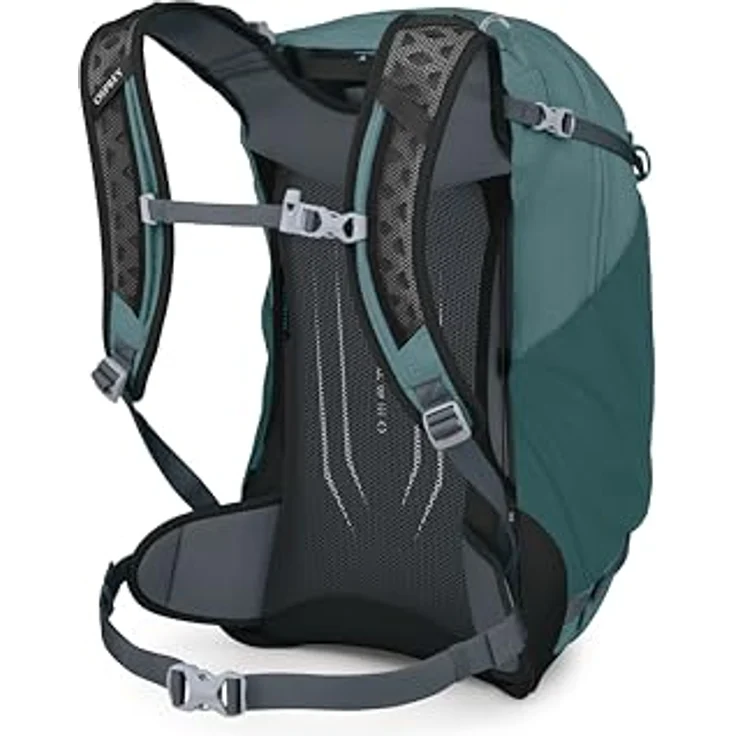 Osprey Hikelite 26, Wanderrucksack 51 cm, grau, 100% Nylon, kompakt und leicht – Bild 8