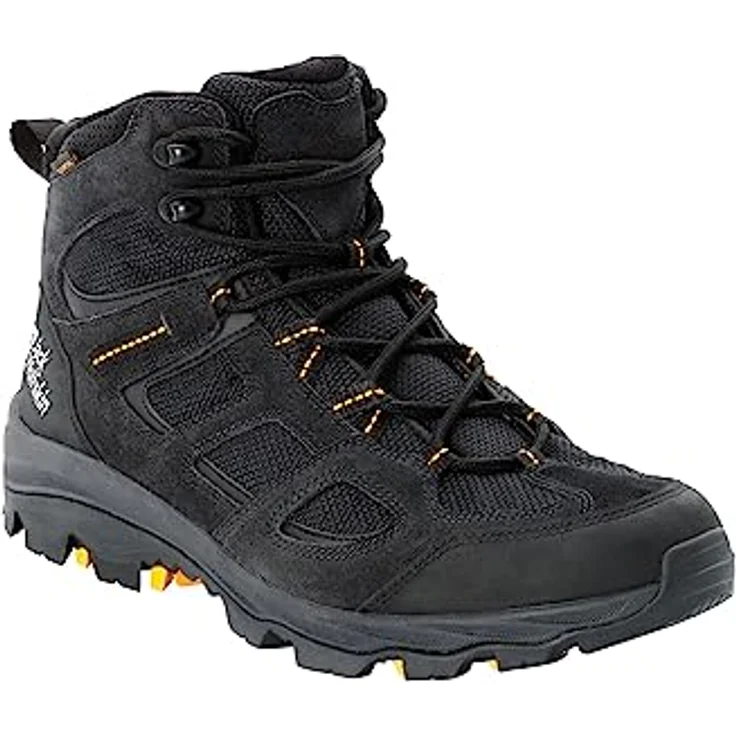 Jack Wolfskin Vojo 3 Texapore, Herren Wanderschuhe, wasserdicht, Schwarz, Größe 45 – Bild 3