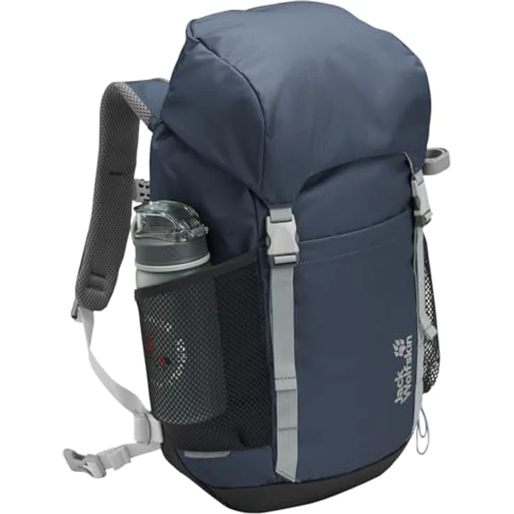 Jack Wolfskin Kids Explorer Trekkingrucksack, 47 cm, 100% Polyester, blau, 28 cm x 24 cm – Bild 7