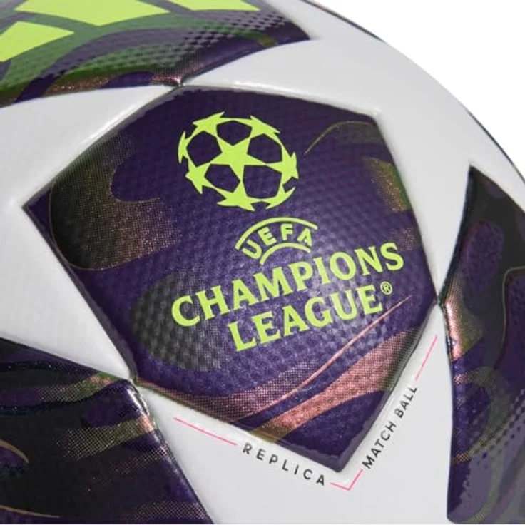 adidas UEFA Champions League FIFA Final League Replica Ball JX9095, Unisex Fußball, TPU, Lila, Größe 4 – Bild 3