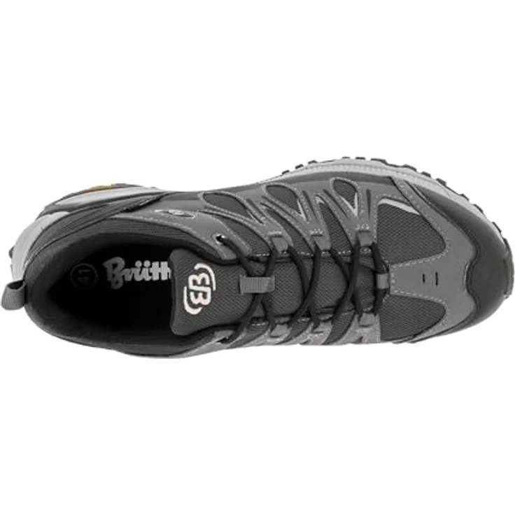 Brütting Herren Wanderschuhe Expedition, Schwarz - Robuste Gummisohle, Flexibles Nylon, Perfekte Passform durch Schnürung – Bild 5