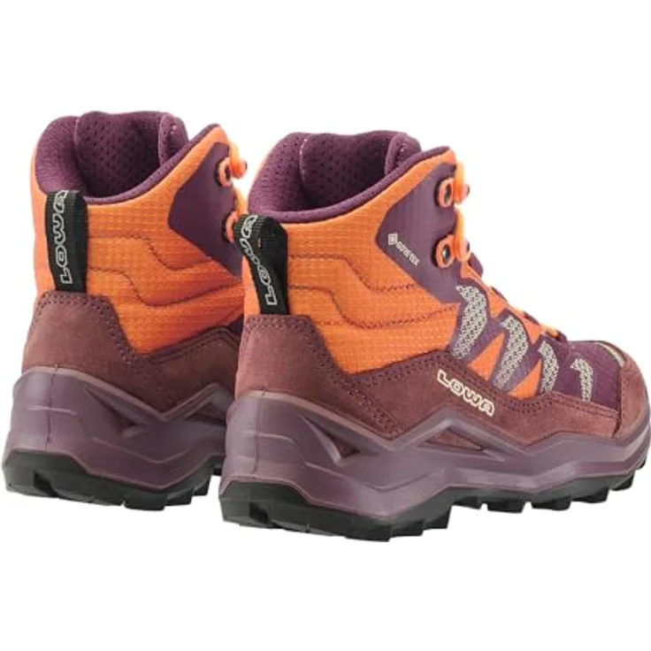 Lowa Maddox Pro GTX Mid JR, Kinder Wanderschuh in Rosa mit wasserdichter GORE-TEX Membran und hohem Tragekomfort, Größe 32 – Bild 4
