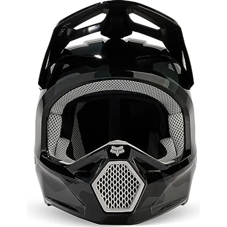 Fox V1 Bnkr MIPS 2023 Motocross Helm, schwarz/camouflage, mit MIPS-Schutzsystem und verstellbarem Visier, Größe L (59/60) – Bild 7