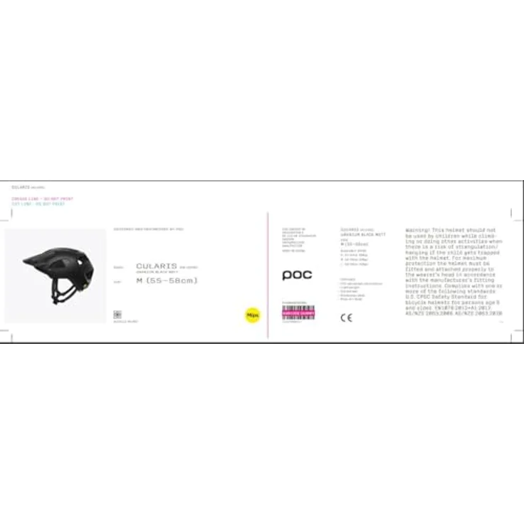 POC Cularis, Velohelm für Trailfahren, 55 - 58 cm, optimierte Belüftung und Leichtigkeit – Bild 5