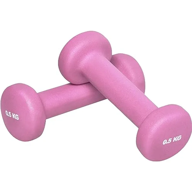 GORILLA SPORTS® Neopren Kurzhanteln - 2er Set, 2x0,5kg, 2x1kg, 2x2kg, 2x3kg, 2x4kg, 2x5kg, 31kg Komplettset, rutschfest - Hanteln, Gewichte, Hantelset, Dumbbells, Gymnastikhanteln, Fitness