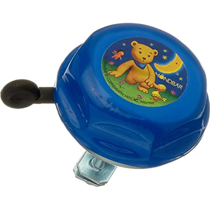 Bike Fashion Der Mondbär Fahrradglocke, Kinder Fahrradklingel, blau, 5 x 5 x 5 cm – Bild 1