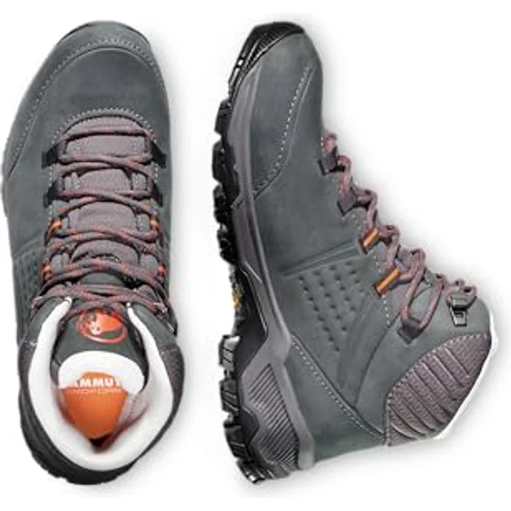 Mammut Nova IV Mid LTH Women, Damen Wanderschuhe mit Vibram®-Sohle und Terracare®-Nubukleder, Schwarz, Größe 41.5 – Bild 5