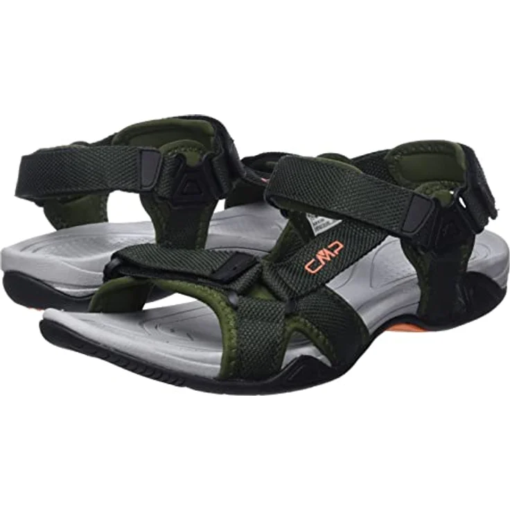 CAMPAGNOLO Hamal Hiking Sandal, Herren Wanderschuh mit Gummisohle und Klettverschluss, 3 Verstellsystem – Bild 7