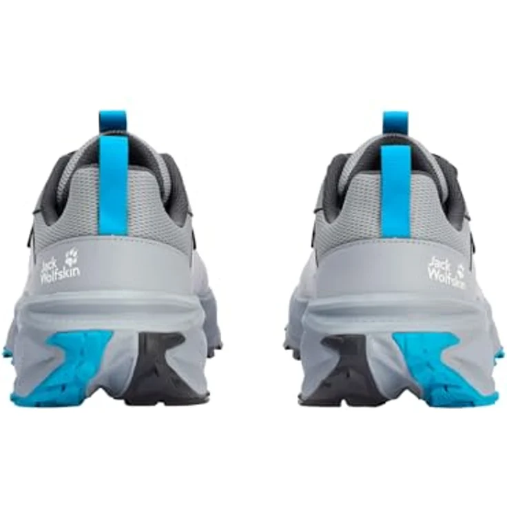 JACK WOLFSKIN PS Trail Low M, Herren Wanderschuh mit TEXARIDE Technologie und stabiler Mesh-Oberfläche, schwarz – Bild 4