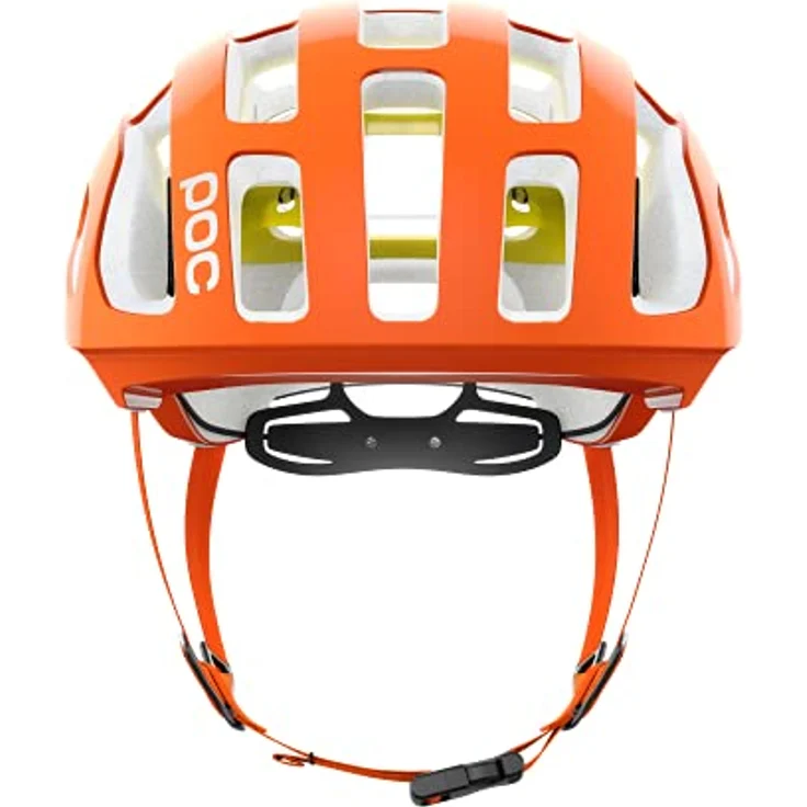 POC Octal MIPS Fahrradhelm, Fluorescent Orange mit optimiertem EPS-Einsatz und MIPS Brain Protection System, Größe 50-56 – Bild 2