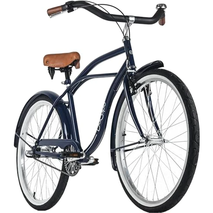 DACAPO Beachcruiser Herren 26", California Blau, 3 Gänge, V-Brakes, empfohlen für Körpergröße 150-185 cm – Bild 5