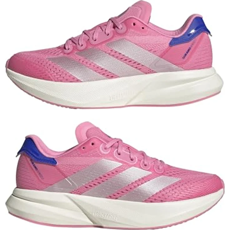 adidas Duramo Speed 2, Laufschuhe für Damen mit Lightstrike Dämpfung, rosa/gray – Bild 6