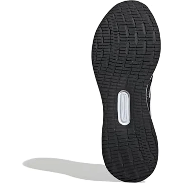 adidas Runfalcon 5, Herren Laufschuhe, atmungsaktives Mesh-Obermaterial, leichte EVA-Zwischensohle, strapazierfähige Gummiaussensohle, reflektierende Details, Core Black/Cloud White/Core Black, 47 1/3 EU (12) – Bild 8