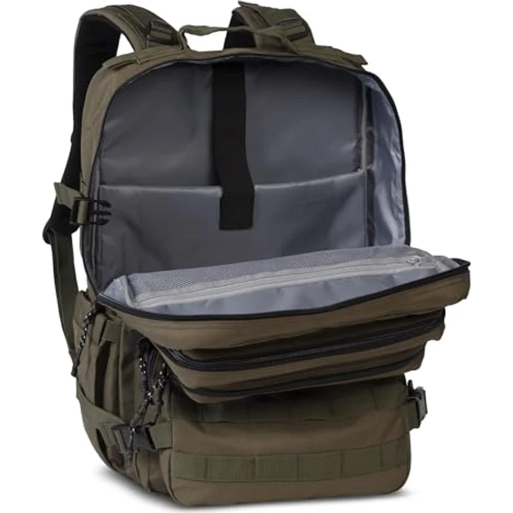 Worldpack BestWay Cabin Pro Supply Reiserucksack, 48 cm mit Laptopfach, olivgrün, 100% Polyester – Bild 4