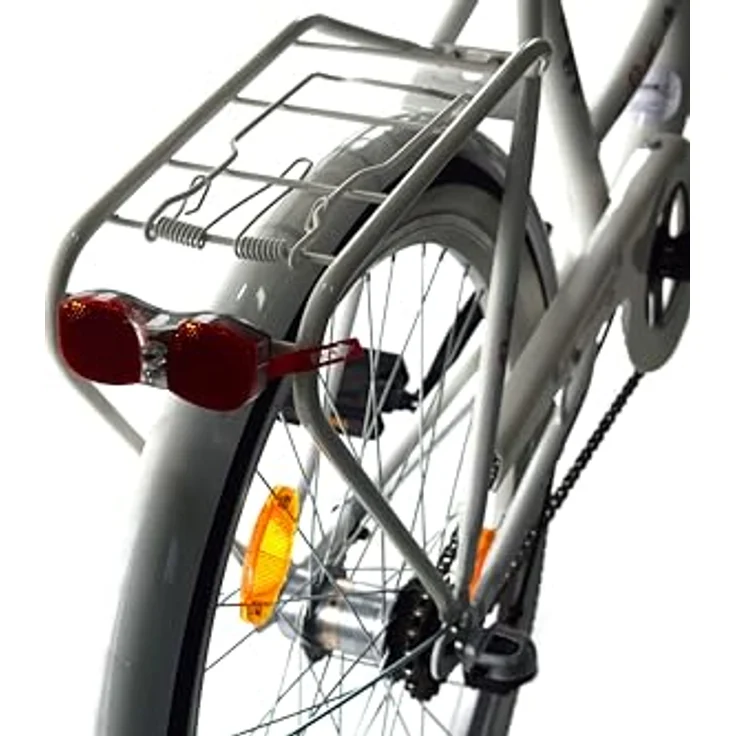 T&Y Trade 24 Zoll Kinder Mädchen City Fahrrad Mädchenfahrrad Bike Rad Nexus Nabenschaltung STVO Beleuchtung Reflex Weiß Weiss 3 Gang - Preisvergleich – Bild 2