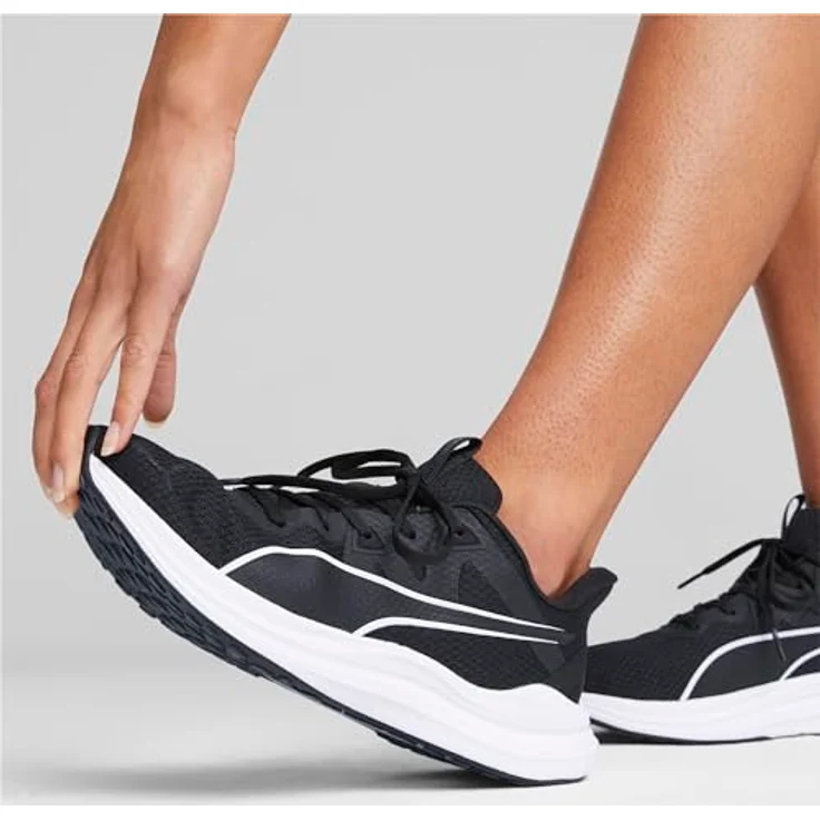 PUMA Reflect Lite Laufschuhe, leichter Sportschuh mit PUMALite Schaumstofftechnologie, schwarz, EU 44 1/2 – Bild 7