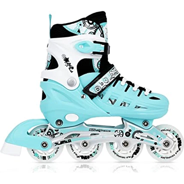 Nils Extreme NH10905, Verstellbare 4in1 Inliner, Rollschuhe, Schlittschuhe für Mädchen, Damen und Kinder, Größen 35-38 – Bild 2