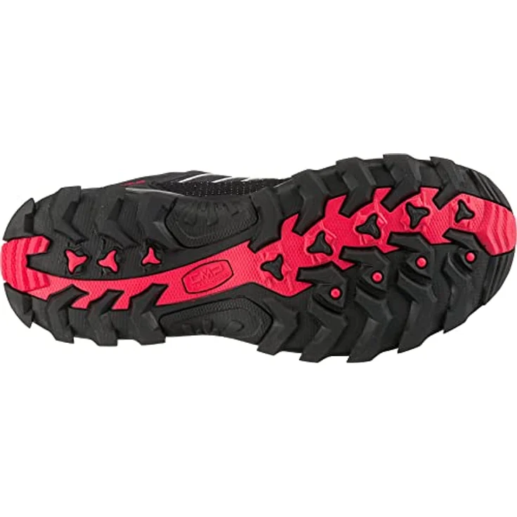 Campagnolo CMP Rigel Low, Damen Wanderschuh, Schwarz, Größe 41, Mesh-Obermaterial, Schnürer, Gummi-Sohle – Bild 7