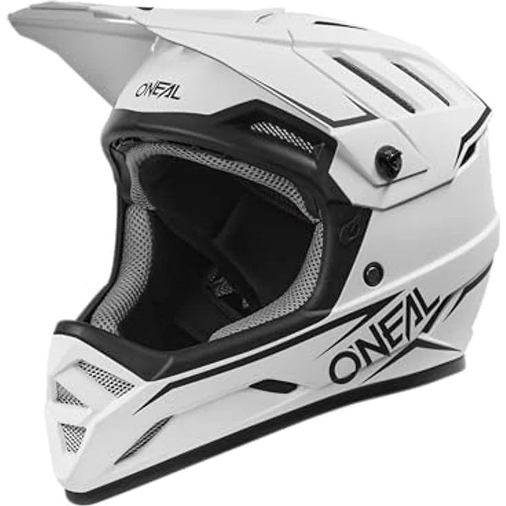 O'Neal Helm BACKFLIP SOLID, MTB Fahrradhelm mit Sicherheits- und Komforttechnologien, weiß L (59/60 cm) – Bild 1