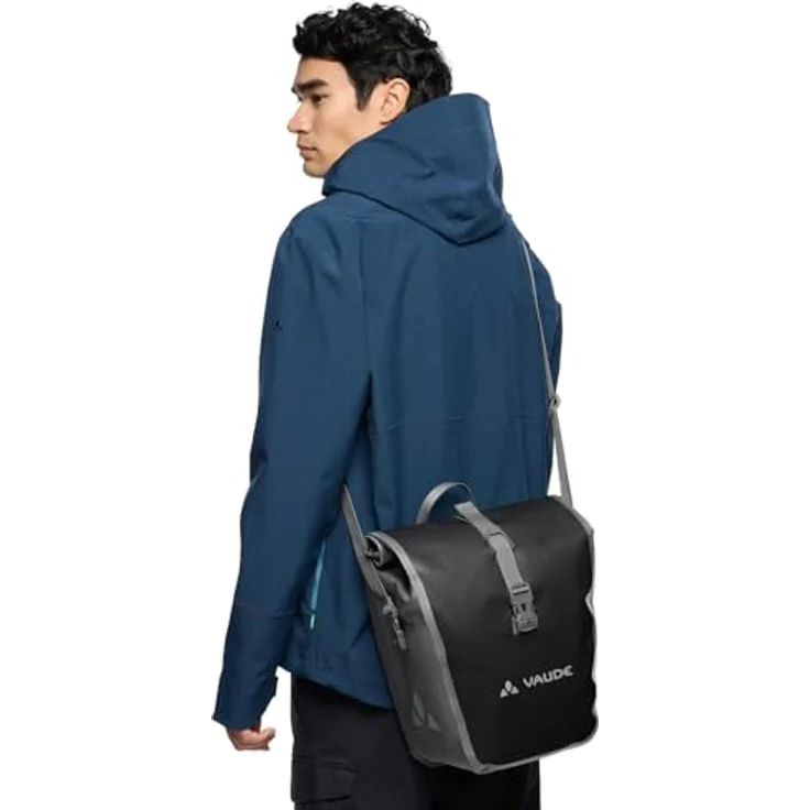 Vaude Aqua Front 28 L Fahrradtasche - Schwarz. – Bild 9