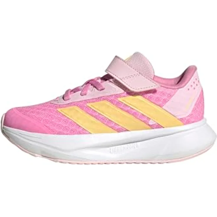 adidas Duramo SL2, Laufschuhe für Mädchen mit leichtem Mesh-Obermaterial und Klettverschluss, schwarz – Bild 1
