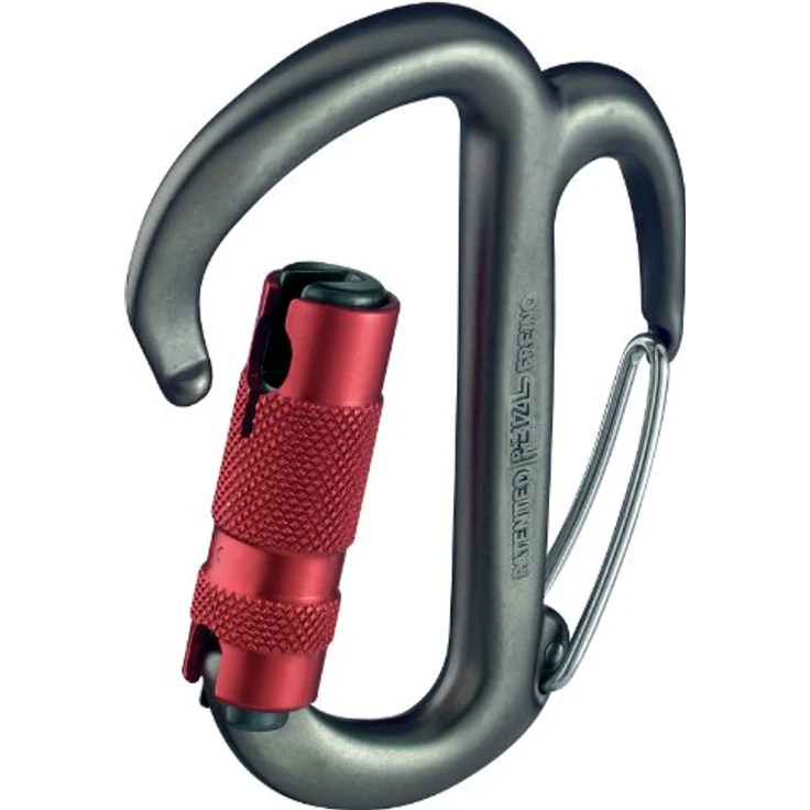PETZL M42 Freino Karabiner mit Friktionssporn für Abseilgeräte, Twist-Lock, schwarz – Bild 2