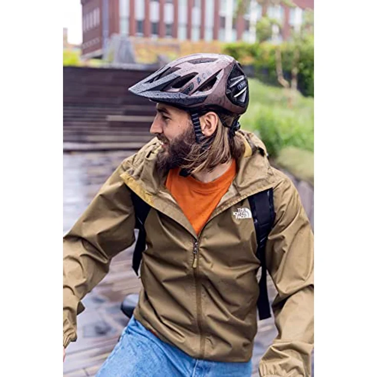 ABUS Fahrradhelm URBAN-I 3.0 ACE, City-Helm mit TriVider, verlängertem Schirm und LED-Rücklicht – Bild 3