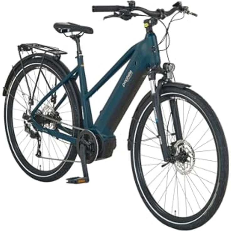 Prophete Entdecker 3.0 Trekking E-Bike, 28 Zoll, 360 Wh, integrierter Akku, Mittelmotor, 9-Gang Kettenschaltung, hydraulische Scheibenbremsen, Rahmenhöhe 50 cm – Bild 2