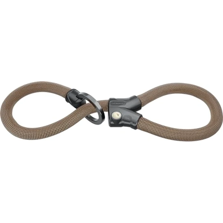 Abus Infinity Loop 1806, Kettenschloss 140 cm mit doppelt flexibler Double-Loop-Funktion und IvyTex-Kunstfaserummantelung – Bild 1