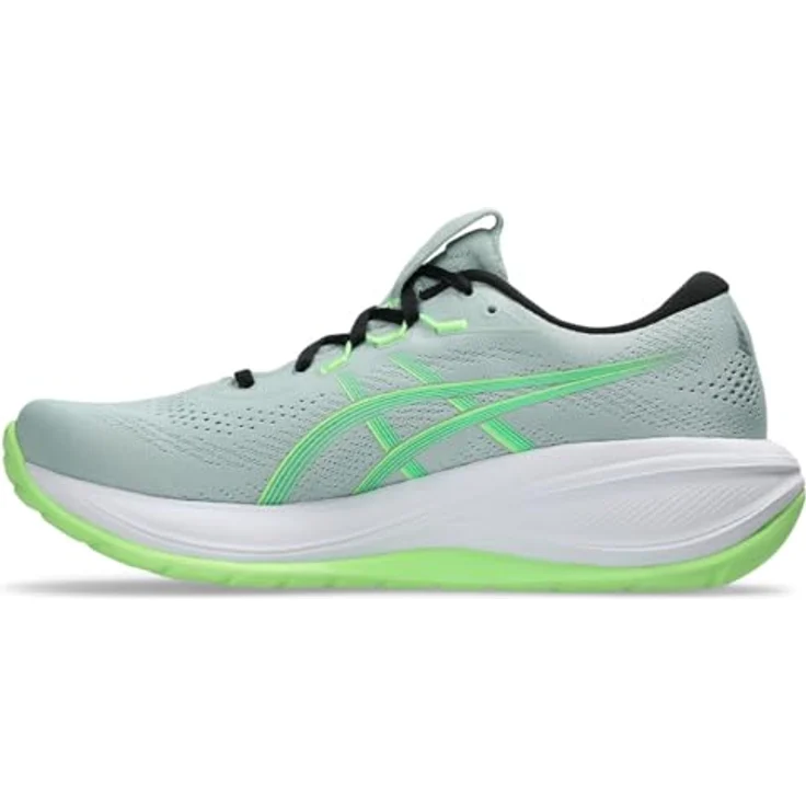 ASICS GEL-CUMULUS 28, Laufschuhe für Herren mit optimaler Dämpfung, COLD MOSS/VITAL GREEN, Größe 43-5 – Bild 4