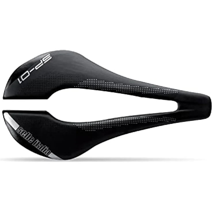 Selle Italia Sp01 Boost Tm Superflow, Fahrradsattel mit ergonomischer Form und maximalem Komfort, schwarz, Größe S – Bild 1