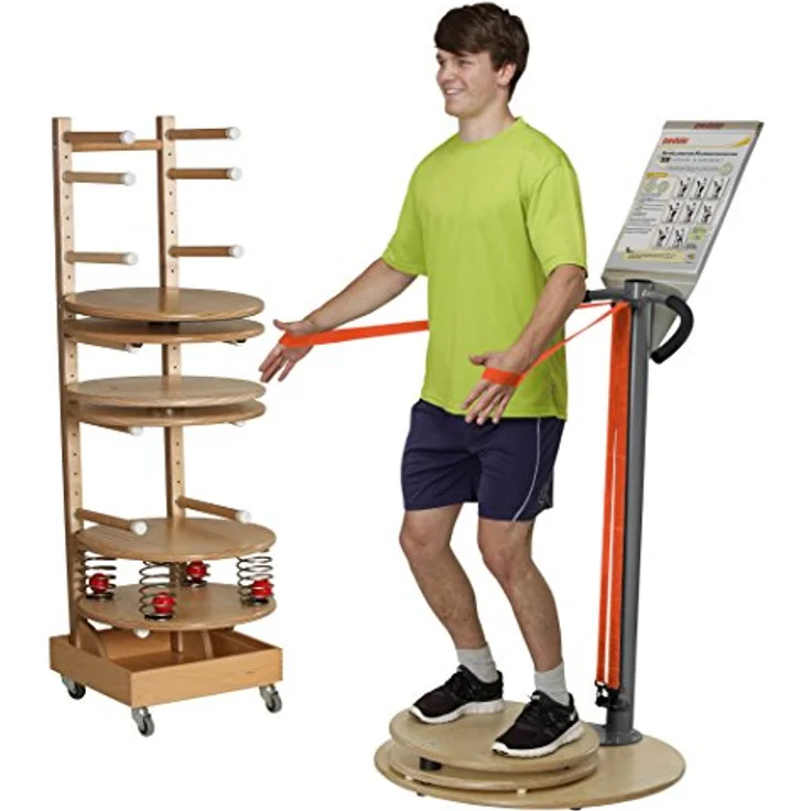 pedalo® 5S-Physiostation I Physiotherapie I Balance I Koordination I Training I Set I Mobil einsetzbar, Balancegeräte: Balanceboards – Bild 3