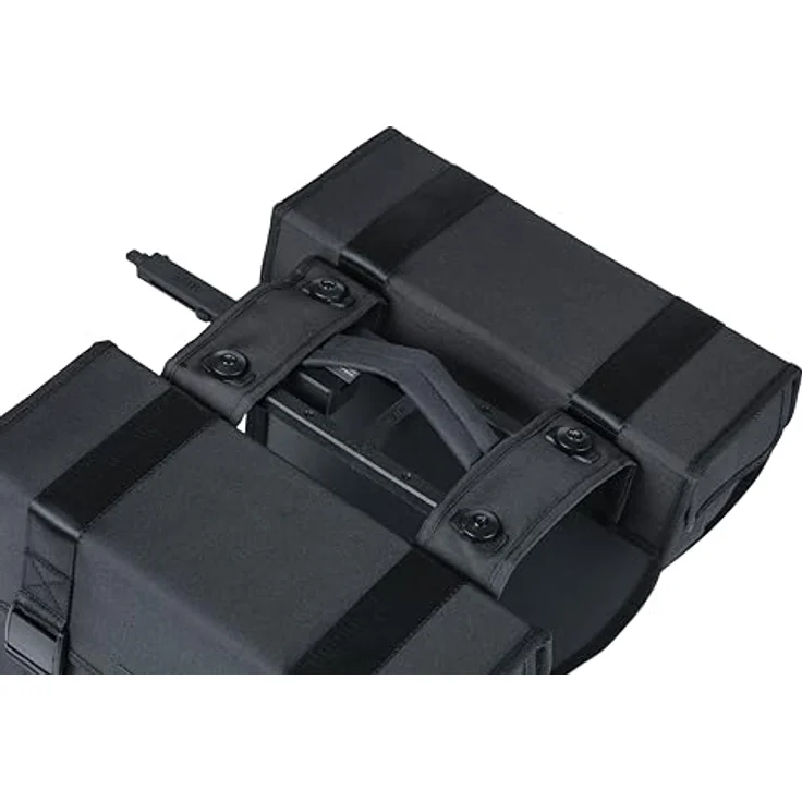 Basil Tour, Velotasche für Gepäckträger, 28 l, wasserabweisendes 600D Polyester, schwarz – Bild 3